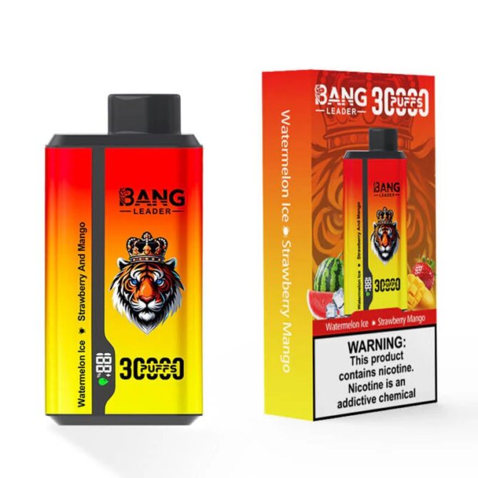 Bang king 30000 30k Puffs 0% 2% 3% 5% Nicotine Double Taste LCD Display Disposable Vape