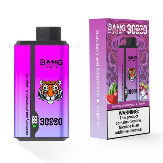 Bang king 30000 30k Puffs 0% 2% 3% 5% Nicotine Double Taste LCD Display Disposable Vape