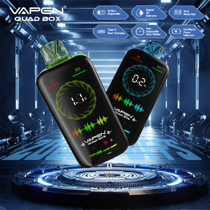 VAPEN QUAD BOX 20000 Puffs Full Screen Eu Ship Disposable Vape Puff 20k