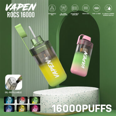 VAPEN ROCS 16000 Puff Refillable Pod OCS Disposable Vape Puff 16k