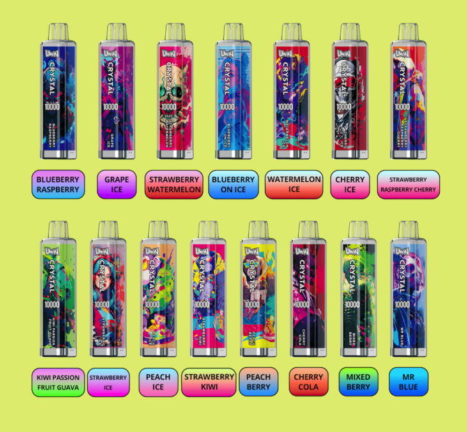 Uwin Crystal Vapes Puff 10k 10000 Puffs