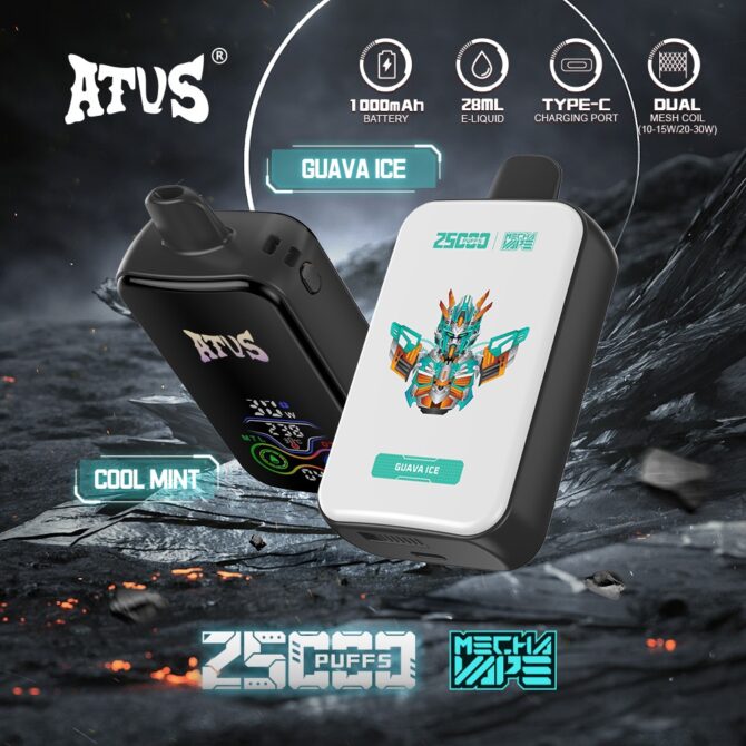 ATVS 25000 puff Vape E-Cigarettes Vaper Shop Store Puff 25k