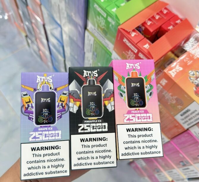ATVS 25000 puff Vape E-Cigarettes Vaper Shop Store Puff 25k