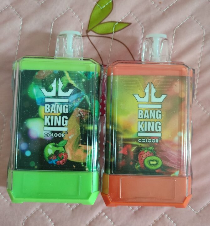 Bang King 20000 Puffs Double Crystal Vape Disposable Electronic Cigarettes Digital Display Puff 20k