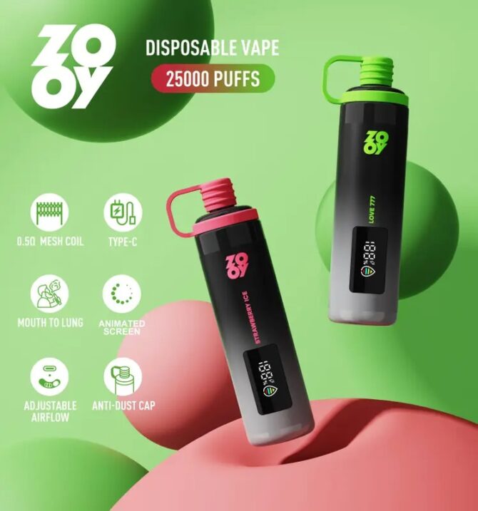 ZOOY SHISHA 25k eu ship vape shop puff 25000 new