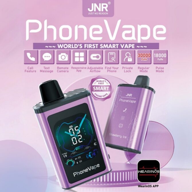 JNR Phone Vape 30000 Puffs online vape shop best smoke store puff 30k