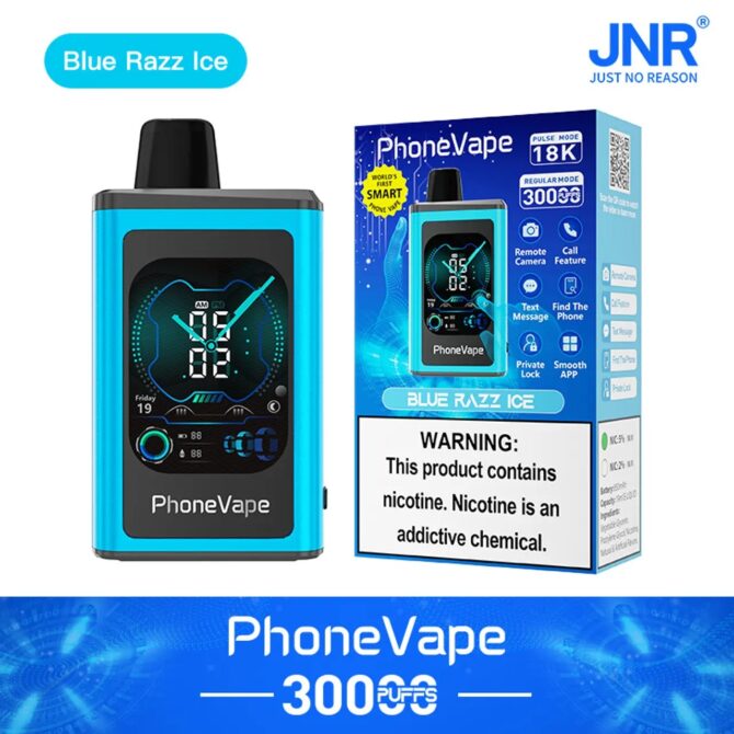 JNR Phone Vape 30000 Puffs online vape shop best smoke store puff 30k