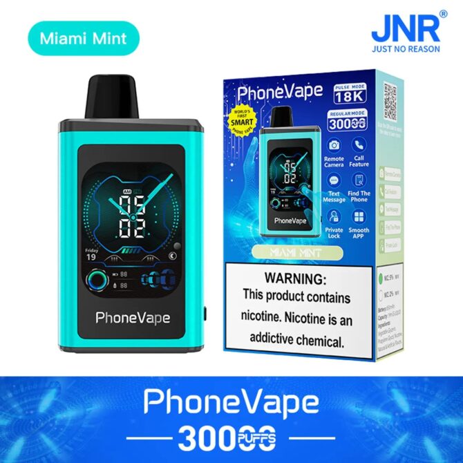 JNR Phone Vape 30000 Puffs online vape shop best smoke store puff 30k