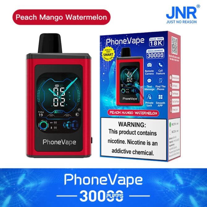 JNR Phone Vape 30000 Puffs online vape shop best smoke store puff 30k