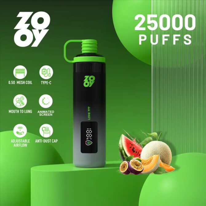 ZOOY SHISHA 25k eu ship vape shop puff 25000 new