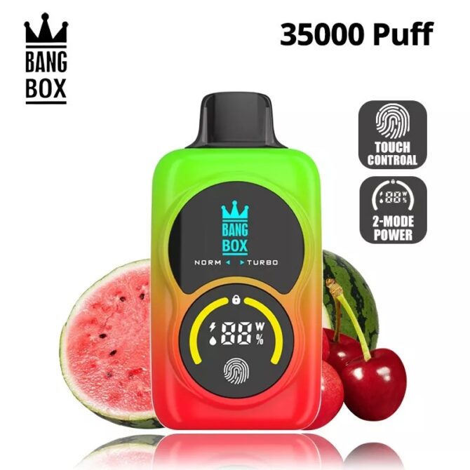 Bang Box 35000 Puffs Touch Control 2 Power Mode Double Screen Vape 35k Puff
