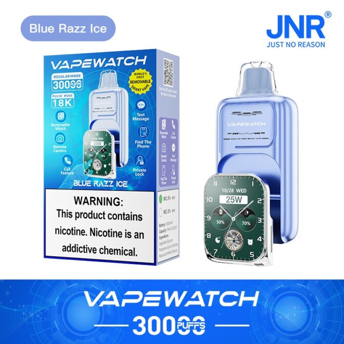 JNR Vape Watch 30K Replaceable Disposable Puff 30000