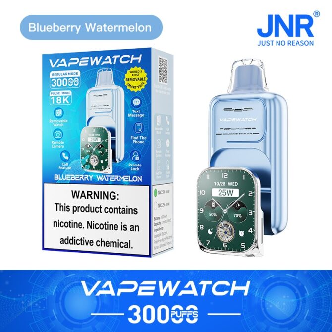 JNR Vape Watch 30K Replaceable Disposable Puff 30000