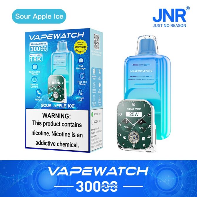 JNR Vape Watch 30K Replaceable Disposable Puff 30000