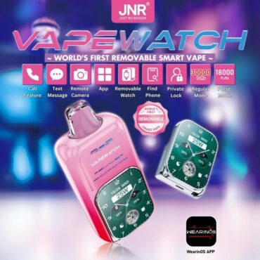 JNR Vape Watch 30K Replaceable Disposable Puff 30000