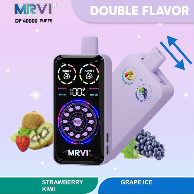 MRVI DF 40000 Puffs with double flavor & full screen 40k Puff