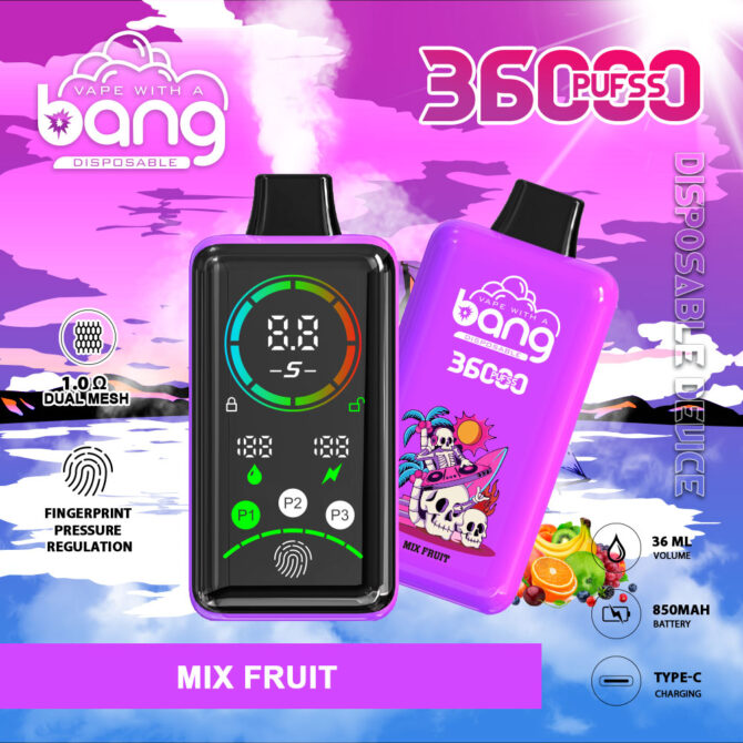 Bang 36000 Smart Screen 24 hours Vape Shop Store Near to me Puff 36k