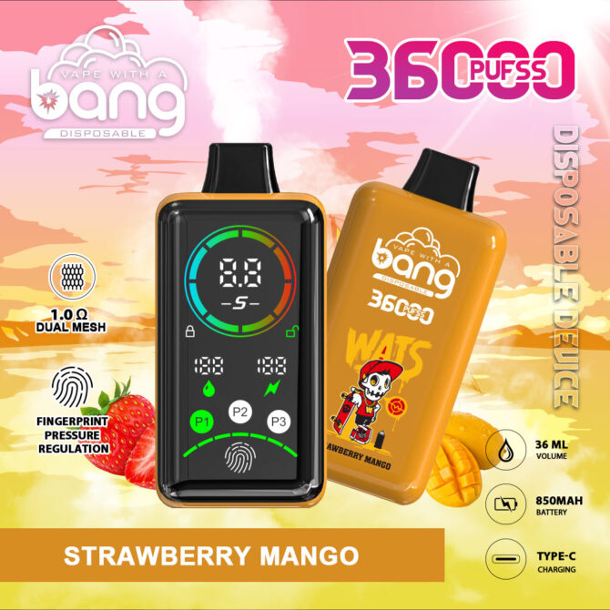Bang 36000 Smart Screen 24 hours Vape Shop Store Near to me Puff 36k