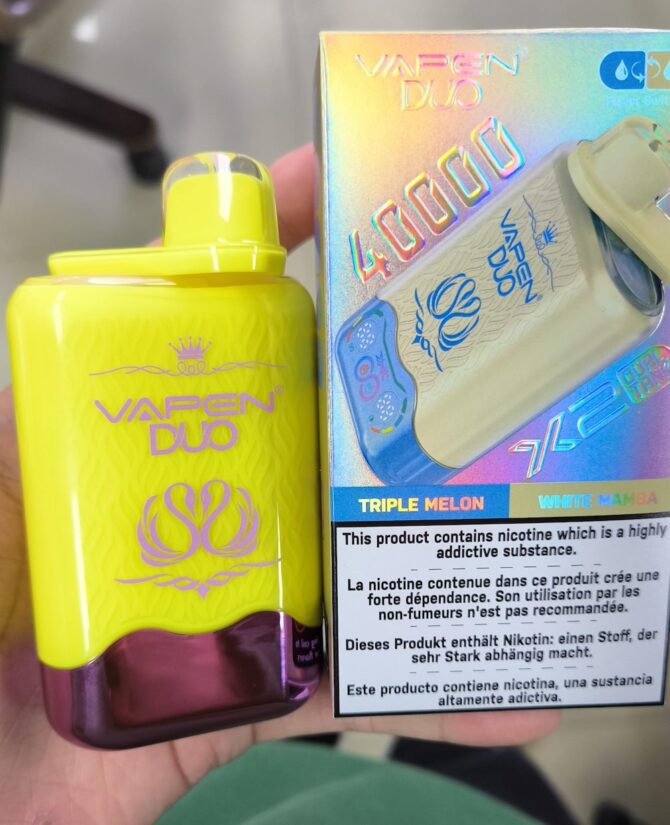 VAPEN DUO 40000 Puffs Eu ship Dual Flavors Disposable Vape Twins Tank Long Lasting Puff Vaper 40K