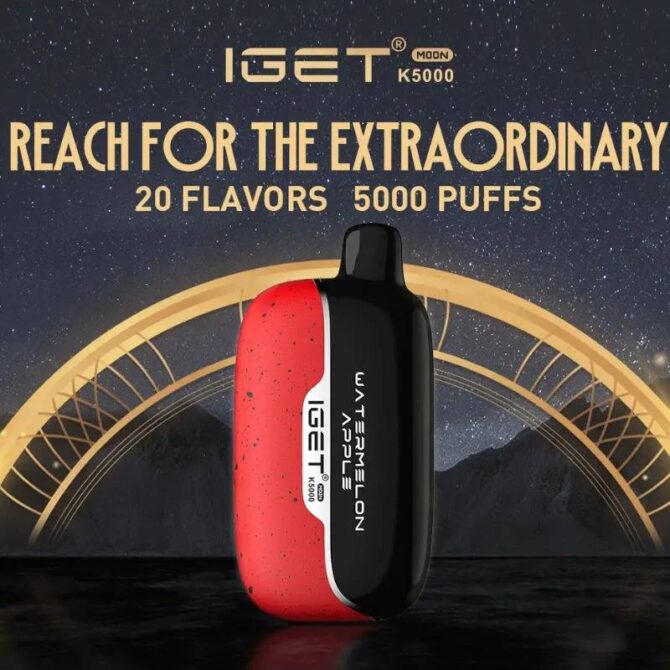 IGET Moon K5000 puffs AU Ship I gets vapes 5000 puff