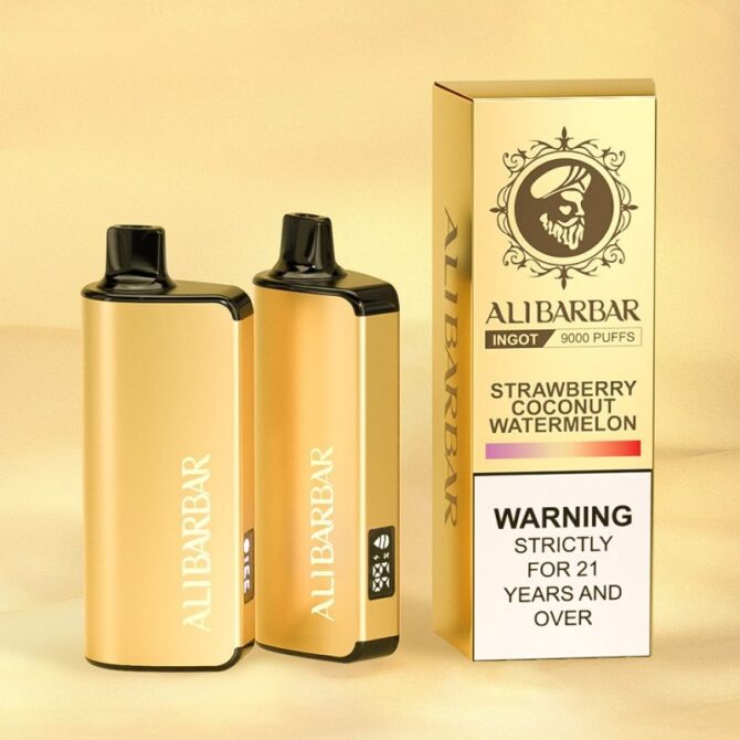 Alibarbar Ingot 9000 Disposable Vape puff 9k