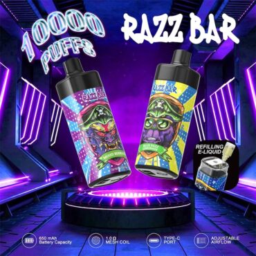 Germany Warehouse Razz Bar 10000 Puffs Disposable Vape
