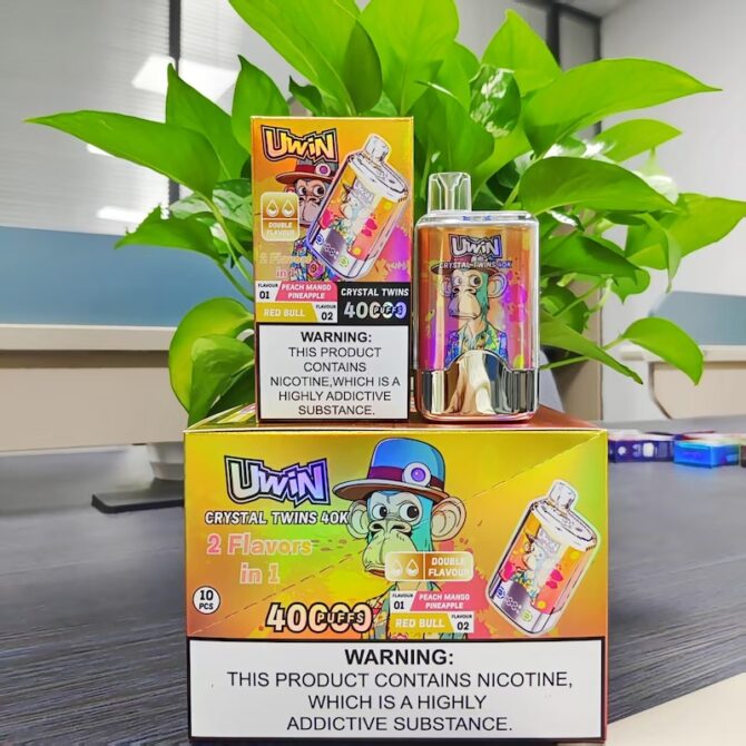 Uwin vape crystal Twins 40000 Puffs vapen nederland duitsland online sigaret smart vape kopen 40k Puff sigaretten