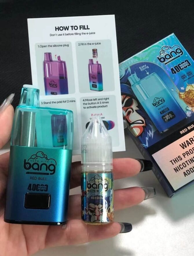 Bang 40000 Puffs LED Display Screen Refillable Oil Vape 40k – Versatility and Performance Redefined