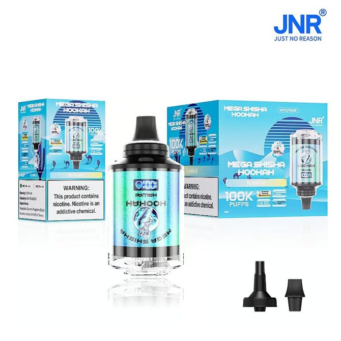 JNR Mega 100k vape Shisha Hookah The Ultimate in Large-Capacity Vaping puff 100k