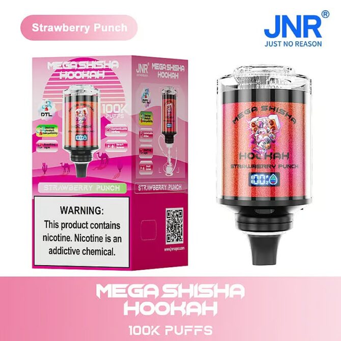 JNR Mega 100k vape Shisha Hookah The Ultimate in Large-Capacity Vaping puff 100k