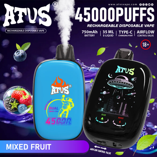 ATVS 45000 sigaretten puff Disposable Vape Puff nicotine free vape e-sigaret kopen
