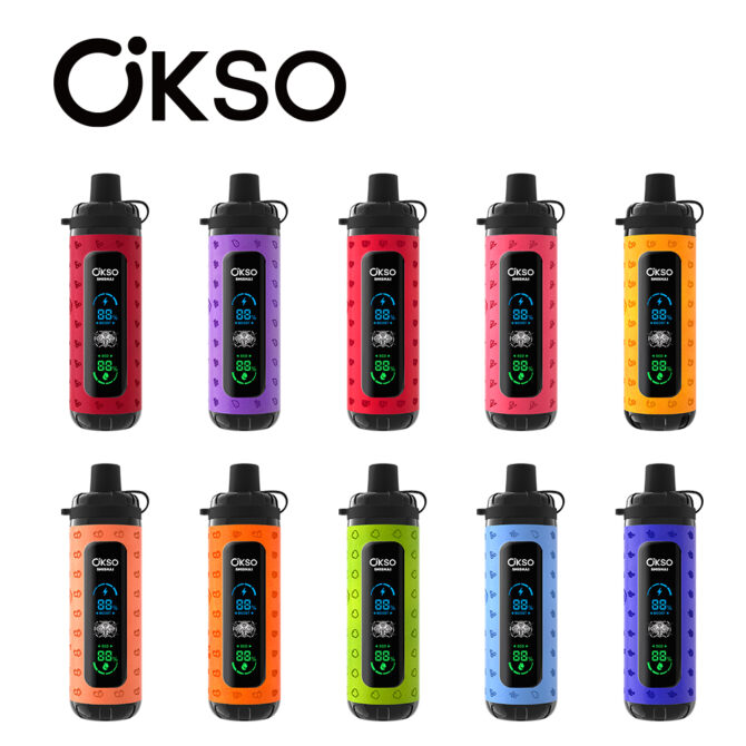 OKSO SHISHA MAX 40K Vaping Box Box Pulse - Premium Vaping Experience for Cloud Chasers