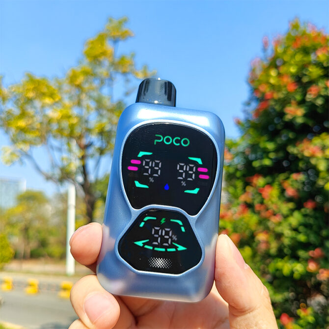 POCO Double 26000 Puffs two Flavors Disposable Vape vaper max Electronic Cigarette Wholesale