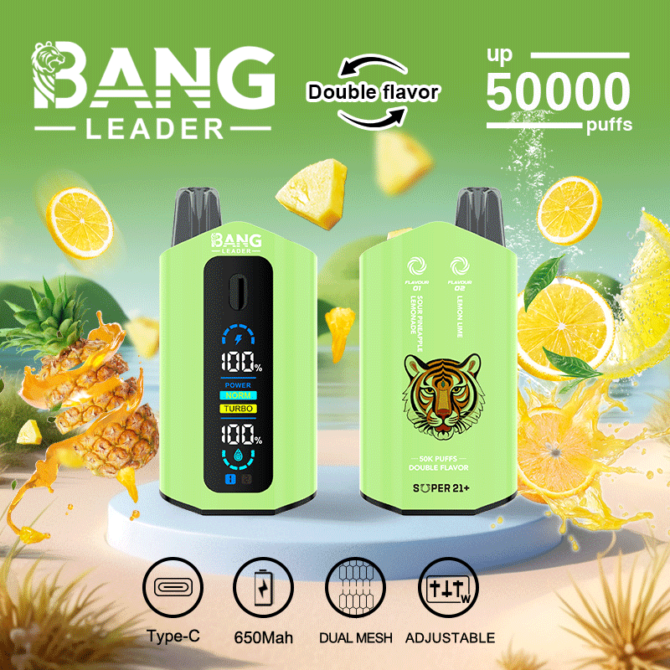 BANG LEADER 50000 Puffs Dual Flavor Vape | Private Mold OEM/ODM