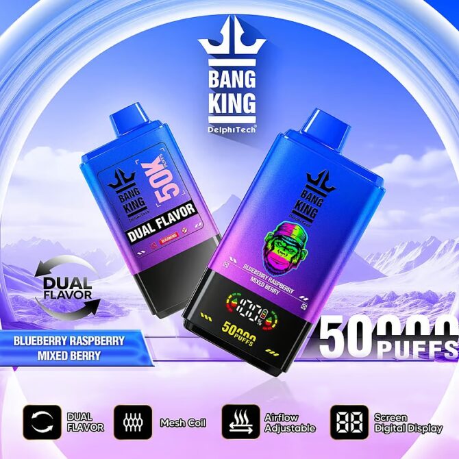 BangKing 50K 50000 Puffs of Dual Flavour minimun 10pcs online vape shop