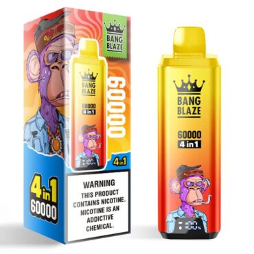 BANG BLAZE 60K PUFF – 4-IN-1 FLAVOR FUSION DISPOSABLE VAPE