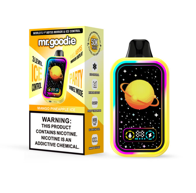buy Mr. Goodie Abyss Mirror 50K puffs 3 level ice control