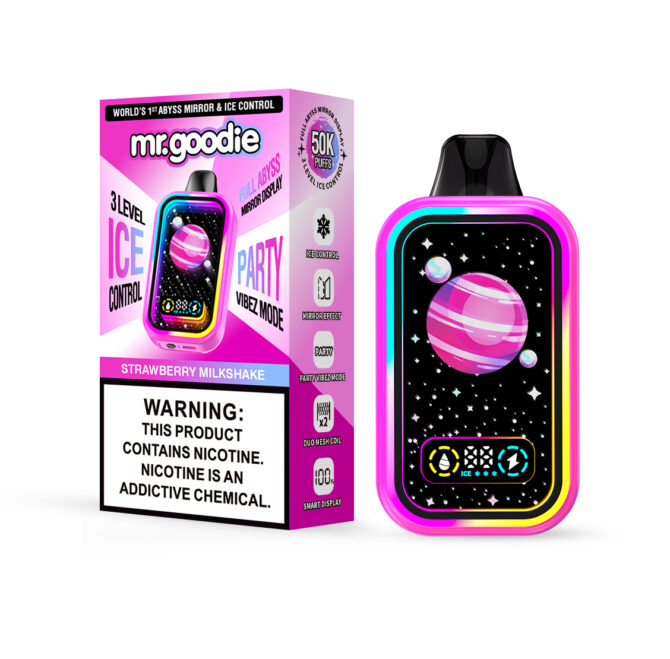 best Mr. Goodie Abyss Mirror 50K puffs 3 level ice control