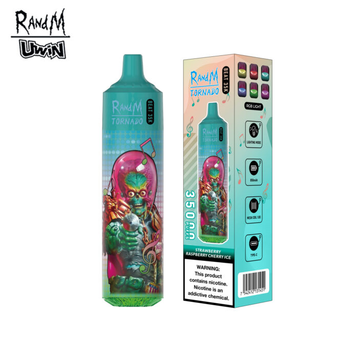 UWIN TORNADO 35K MUSIC rechargeable disposable vape pen
