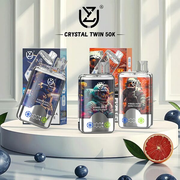 UZY Crystal Twin 50000 Puffs