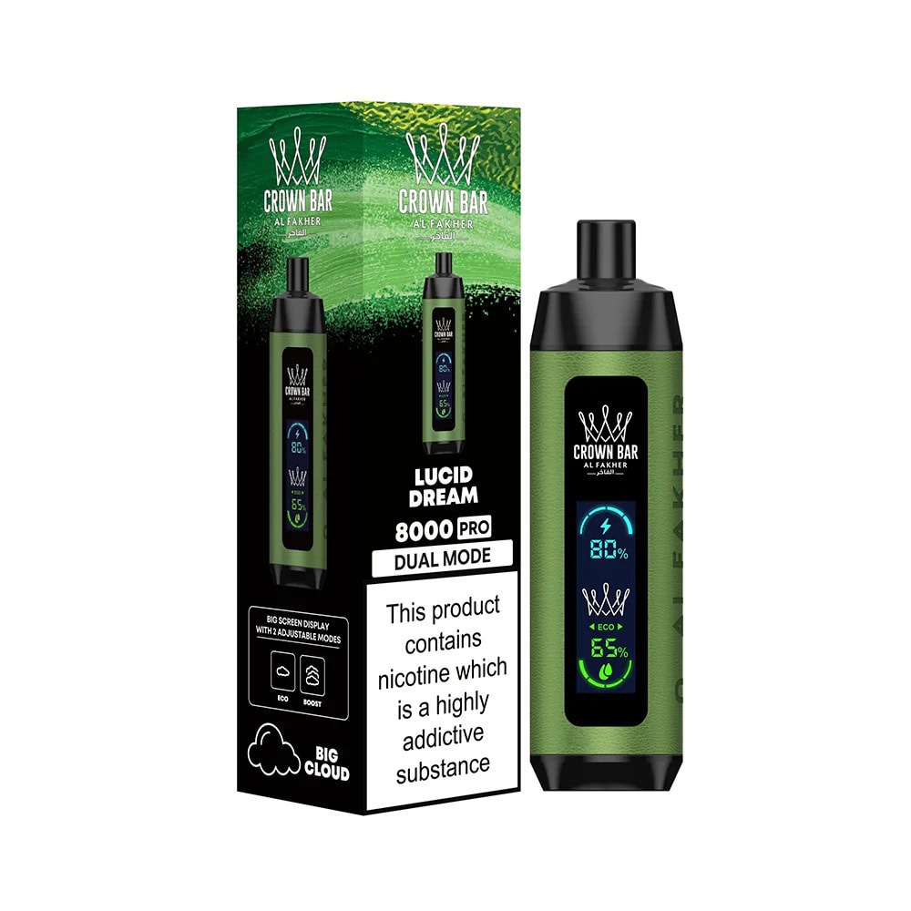 ElfMalls-Al_Fakher_8000_Pro_Disposable_Vape_Lucid_Dream.jpeg ElfMalls Al Fakher 8000 Pro Disposable Vape Lucid Dream