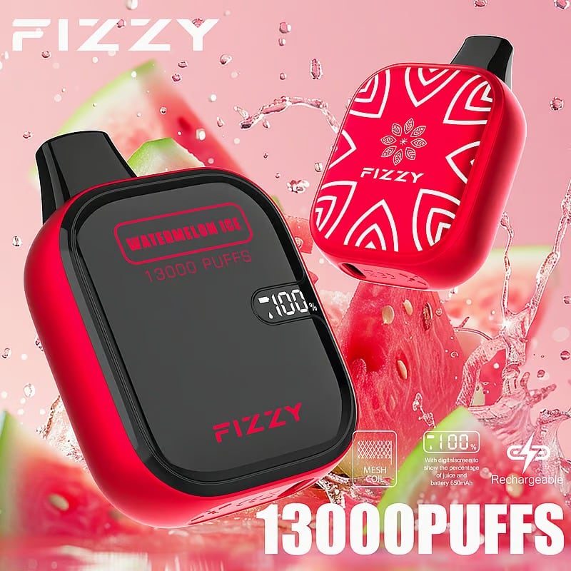 Fizzy-Boom-13k-Puffs-Disposable-Vape-WATERMELON-ICE.jpeg Fizzy Boom 13k Puffs Disposable Vape WATERMELON ICE