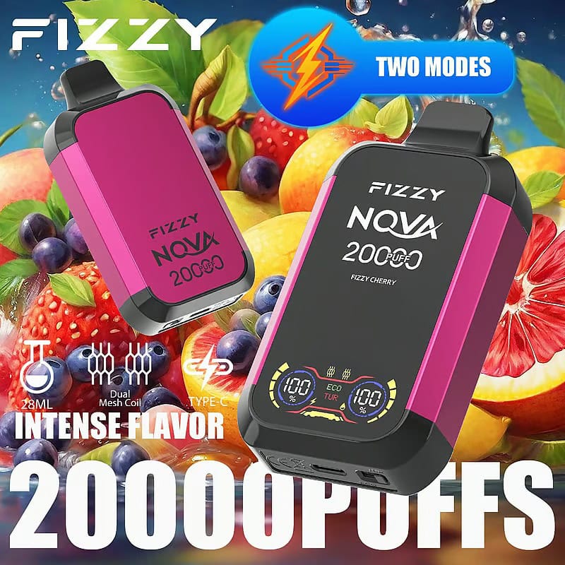 Fizzy-Nova-20000-Puffs-Disposable-Vape-FIZZY-CHERRY.jpeg Fizzy Nova 20000 Puffs Disposable Vape FIZZY CHERRY