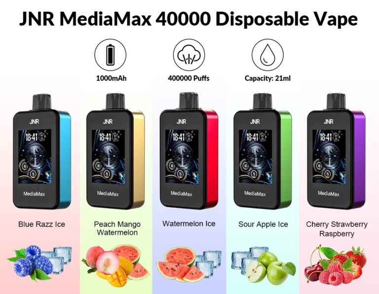JNR MediaMax 40000 Disposable Vape 011