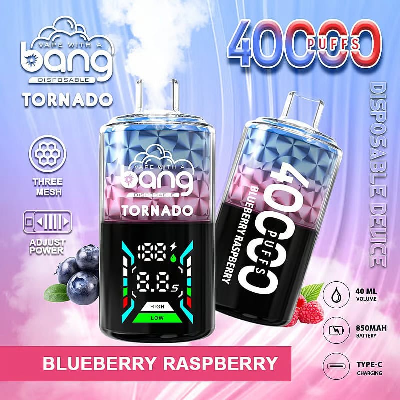 Sleek-vape-Bang-Tornado-40000-Puffs-Blueberry-Raspberry.jpeg Sleek vape Bang Tornado 40000 Puffs Blueberry Raspberry