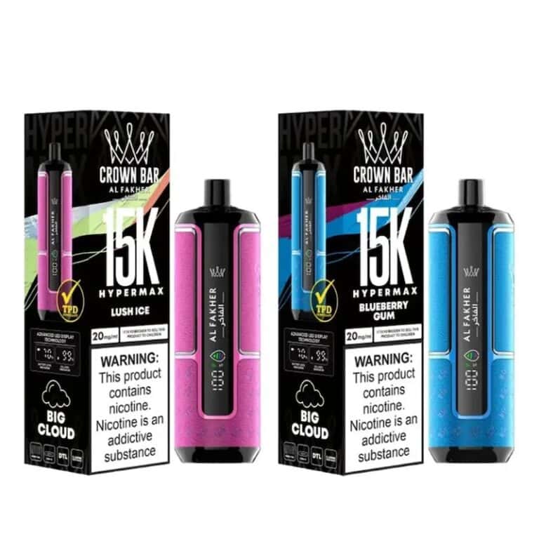 al fakher crown bar 15k disposable vape kit