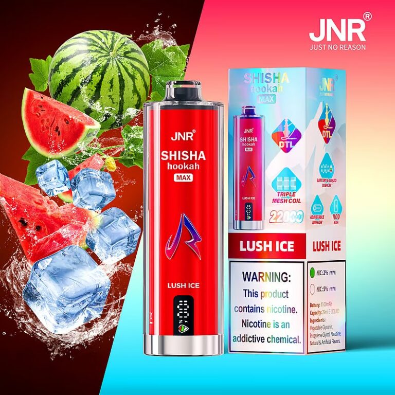 sleek Vape JNR Shisha Max 22000 Puffs Lush Ice